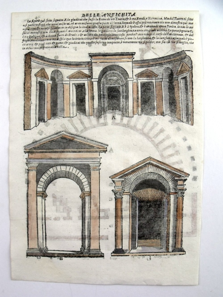Entradas arquitectónicas renacentistas, 1565. Serlio