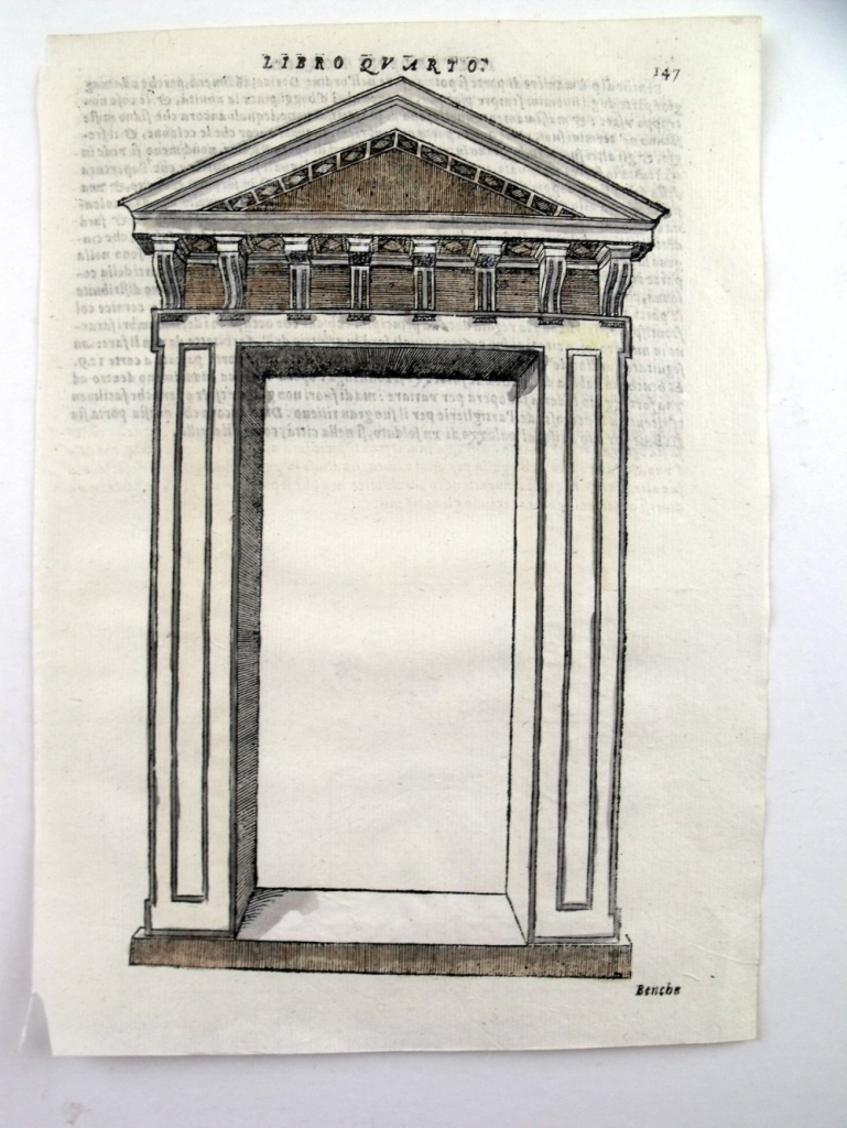 Puerta renacentista II, 1565. Serlio