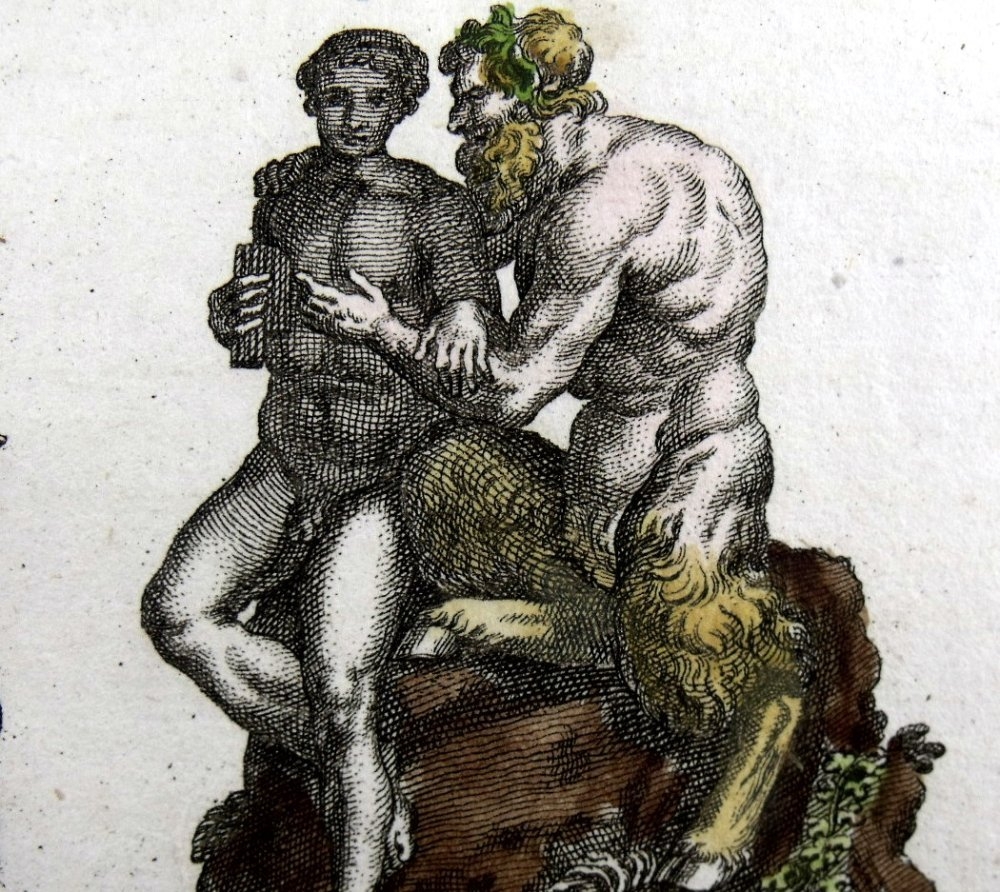 Dioses mitológicos, Apolo y Vulcano, 1757.Montfaucon