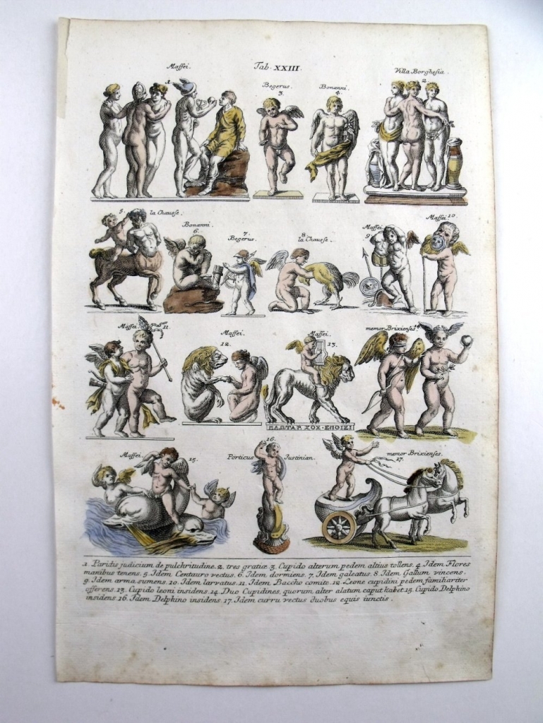 Dioses mitológicos, Baco y Delfos, 1757. Montfaucon