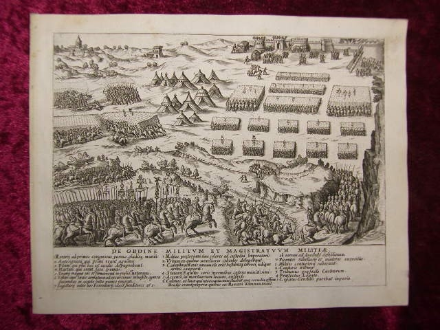 Organización y estrategia  del ejército romano, 1615. Giacomo Lauro/Mascardi