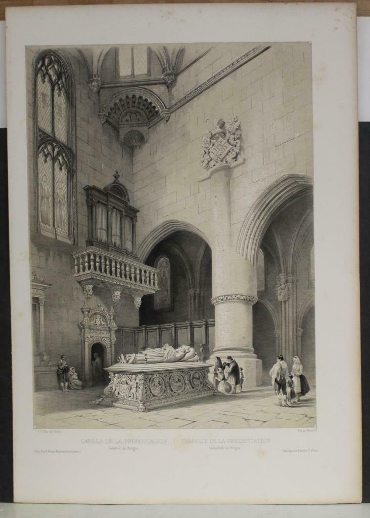 Capilla de la Presentación en la catedral de Burgos (España), 1844. Villaamil/Hauser