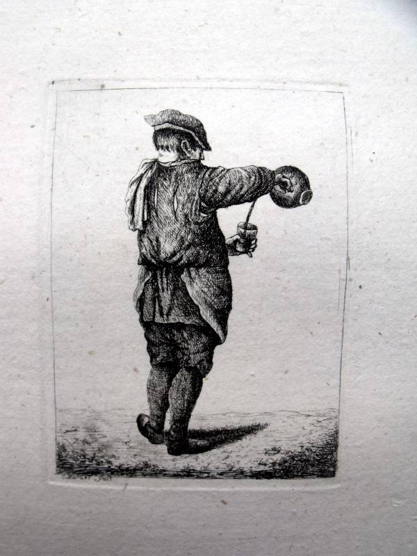 Vertedor de vino holandés, 1786. Adriaen Van Ostade/Deucher