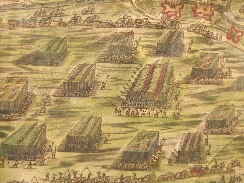 Tercios de Flandes  cerca de la ciudad de Coevorden (Paises Bajos), 1616. Willem Baudartius/Colin