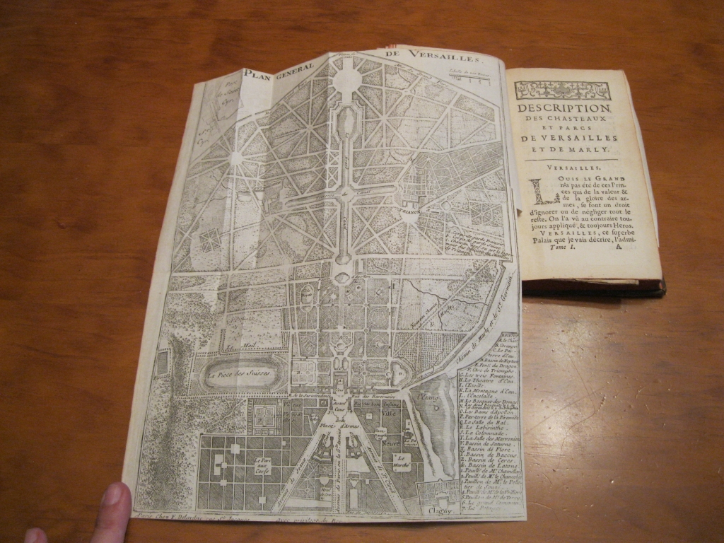 Nouvelle description des chateaux et parcs de Versailles..., 1724. Piganiol de la Force. Grabados