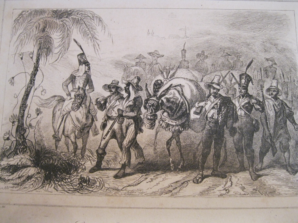 Convoy escoltado  de diamantes, (Brasil), hacia 1850.Lalaisse / Chaillot