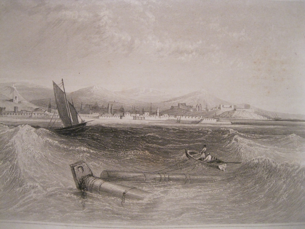 Fuerte tempestad en la bahía de Río de Janeiro (Brasil), ca. 1850. Eigenthum