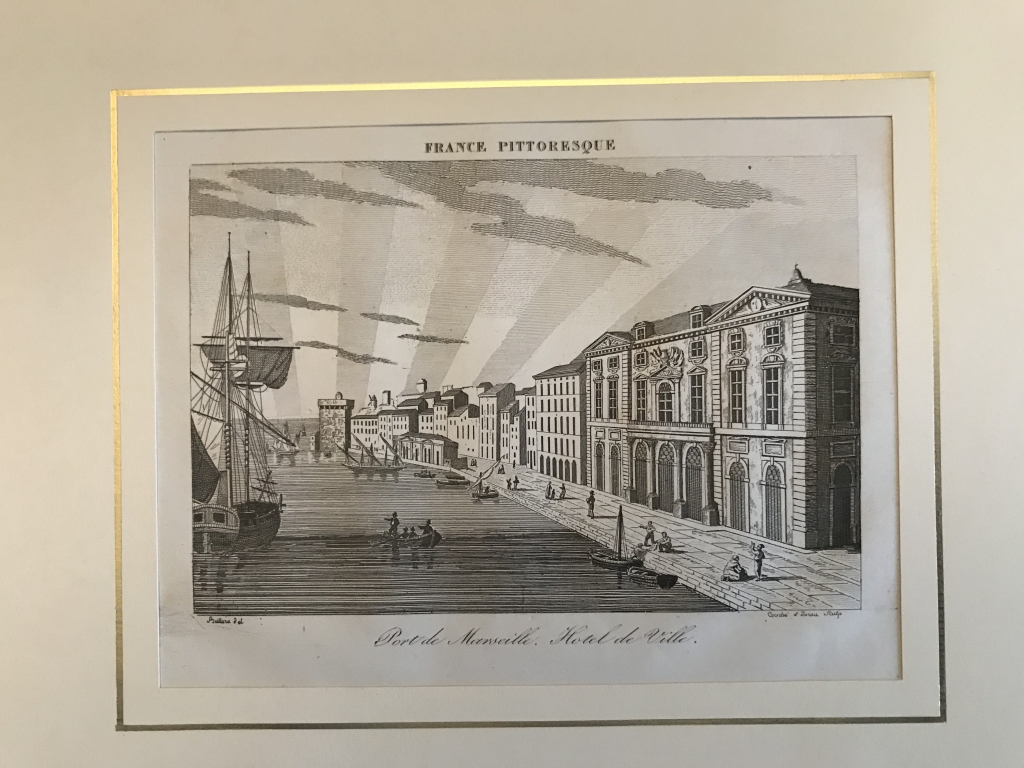 Vista del puerto de Marsella (Francia), hacia 1850. Bulluira/Couché y Juran