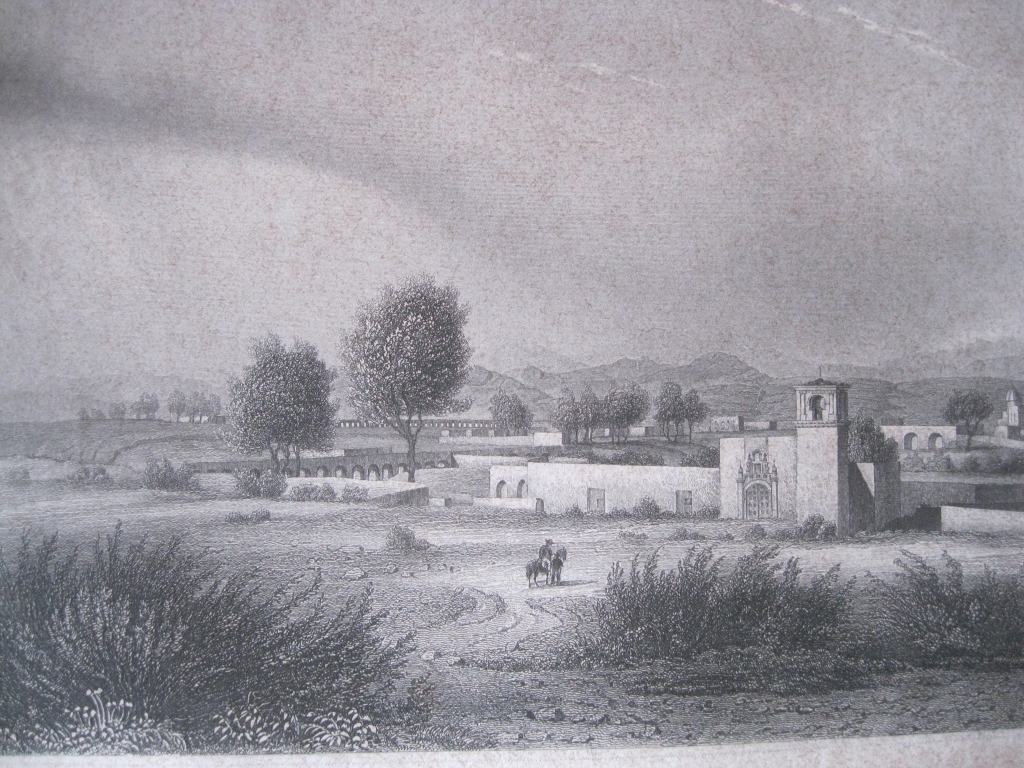 Vista de la ciudad de Chihuahua (México), hacia 1850. I. in Hidburghansen