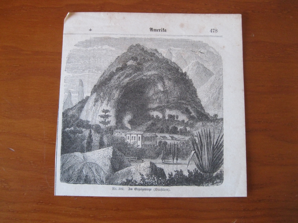 Montaña de Los Órganos ( Río de Janeiro, Brasil), hacia 1870. Anónimo