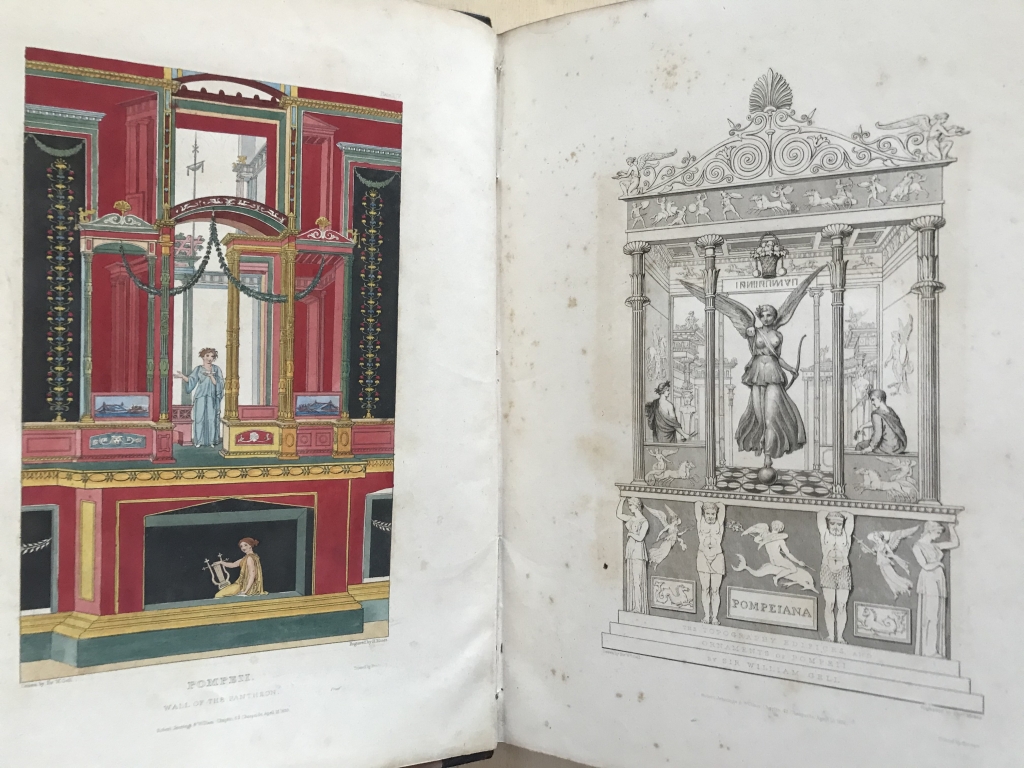 Pompeiana: The Topography, Edifices ...,tomo I, 1832. Willian Gell. Bien ilustrado.