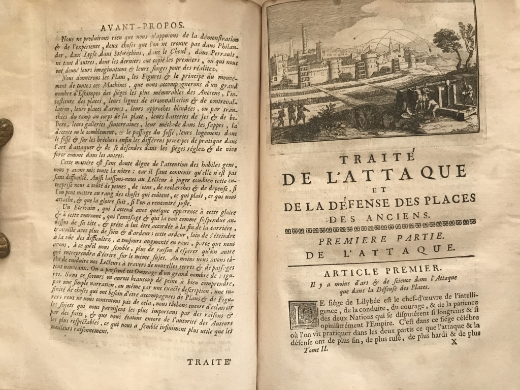 Histoire de Polybe,...tomo II, 1727. Polybe/Truillier/Folard. Numerosos grabados