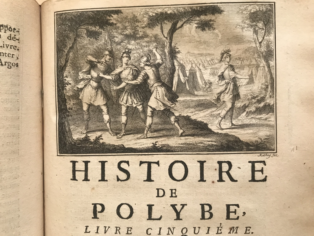 Histoire de Polybe,...tomo V, 1729. Polybe/Truillier/Folard. Numerosos grabados