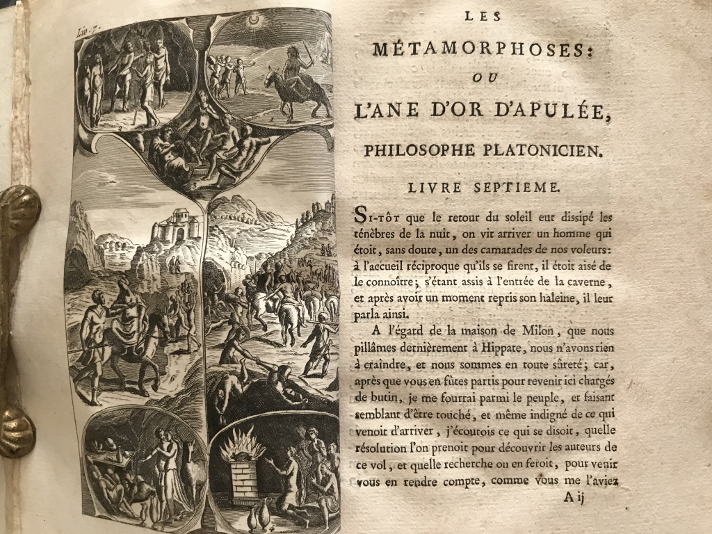 Les métamorphoses; Ou L'Ane d'Or d'Apulée, tomo II, 1787. Apuleii Apuleyo Apulée