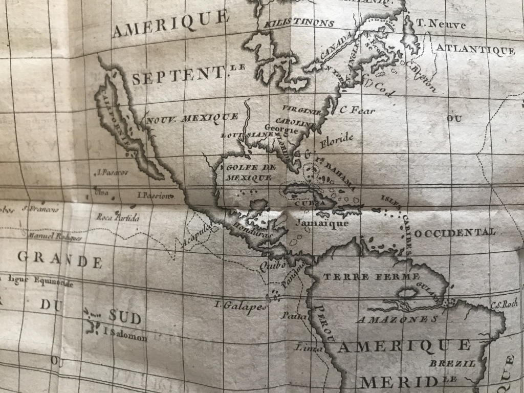 VOYAGE AUTOUR DU MONDE....tomo I, 1750. George Anson. Posee grabados con mapas y vistas.