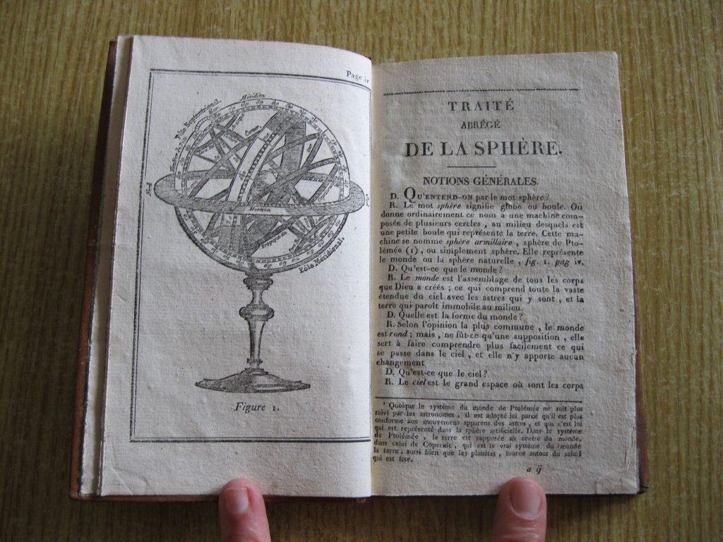 Abrégé de Géographie et traite de la Sphere, 1821. De la Croix y Crozat. 17 grabados