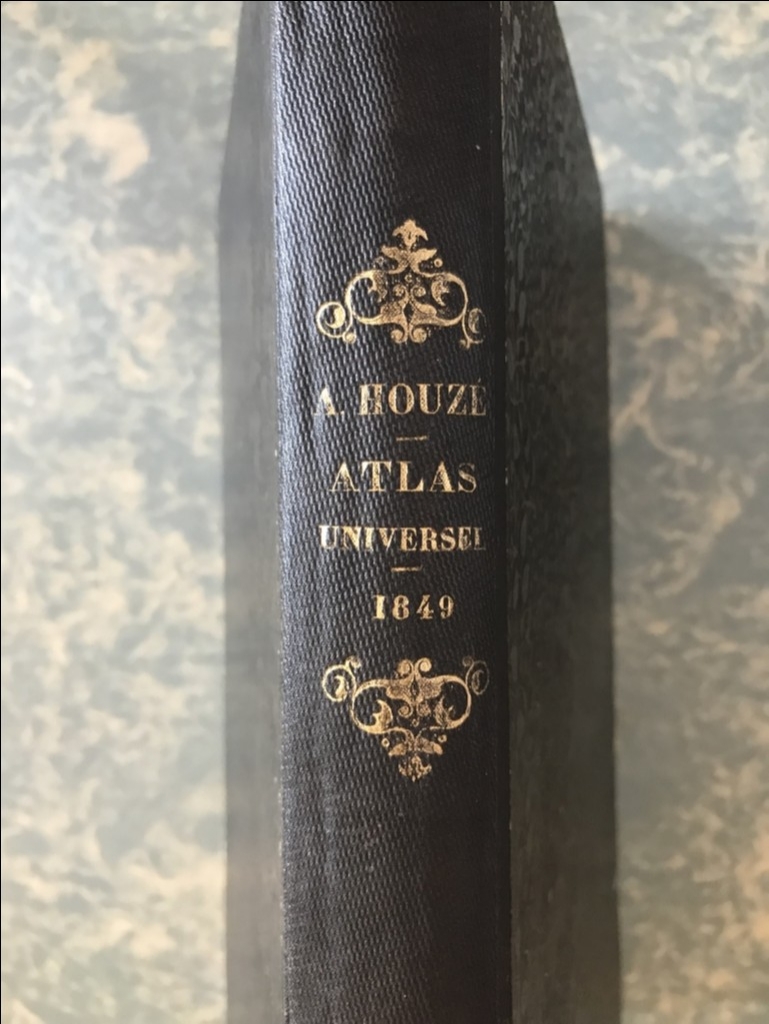 Atlas universel historique et geographique, 1849. A. Houzé. 101 láminas