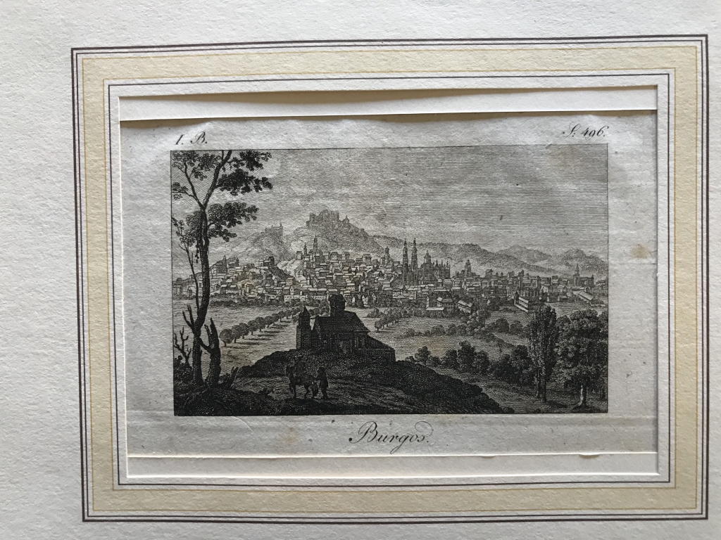 Vista de la ciudad de Burgos (Castilla, España), 1807. Anónimo