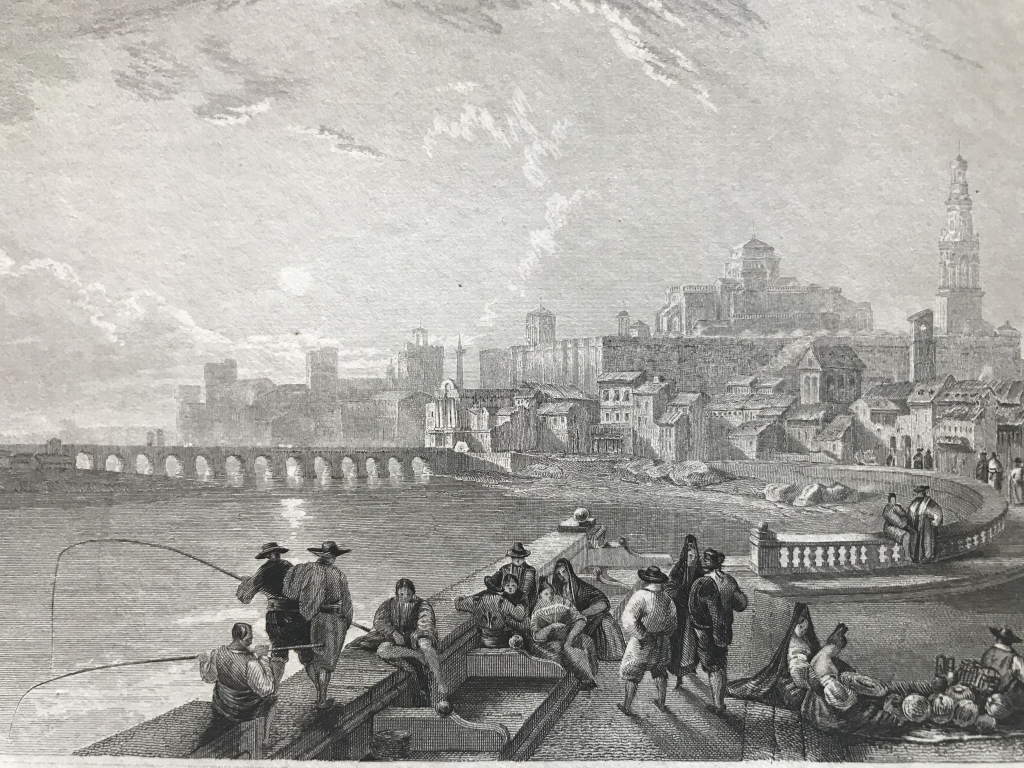 Vista de la ciudad de Córdoba (Andalucía, España), hacia 1850. Bibliograph. Institut